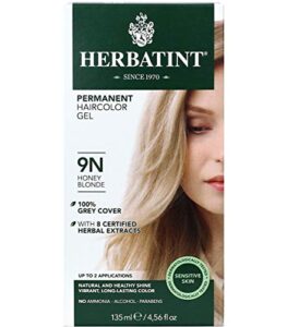 herbatint permanent haircolor gel, 9n honey blonde, 4.56 ounce