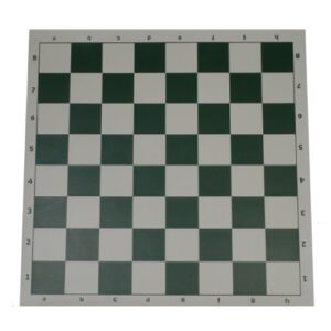 WE Games Complete Tournament Chess Set – Plastic Chess Pieces with Green Roll-up Chess Board and Travel Canvas Bag