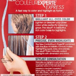 L'Oreal Paris Couleur Experte 2-Step Home Hair Color and Highlights Kit, Toasted Coconut