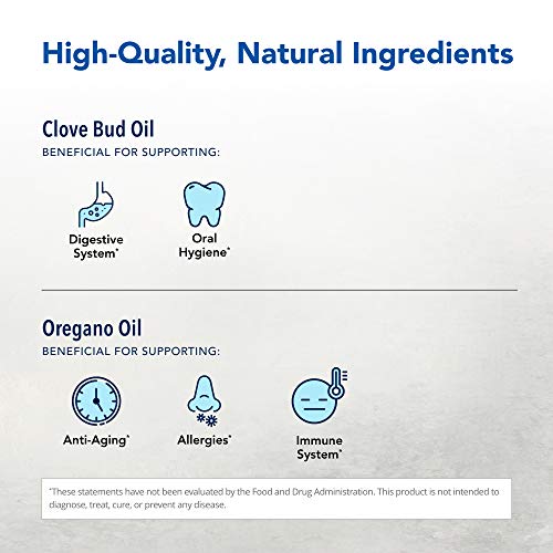 North American Herb & Spice OregaDENT Topical Oil - 1 fl. oz. - Healthy Teeth and Gums Support - Oral Health - Freshens Breath - Oregano, Clove and Cinnamon Oil - Non-GMO - 220 Total Servings