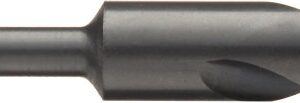 Chicago Latrobe 239 Series High-Speed Steel Reduced-Shank Drill Bit Set with Plastic Case, Black Oxide Coated, Round Shank, 118 Degree Conventional Point, 5-piece, 1/4" - 1/2" x 1/16"