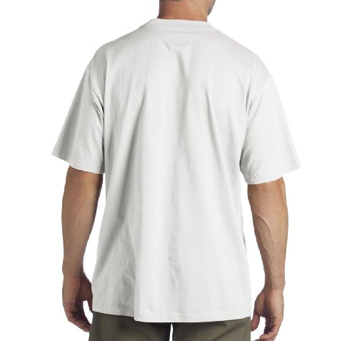 Dickies Men's 2-Pack Short Sleeve Pocket T-Shirts, White, 2X Large
