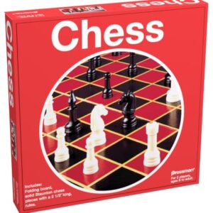 Pressman Toy Chess in Box, Red