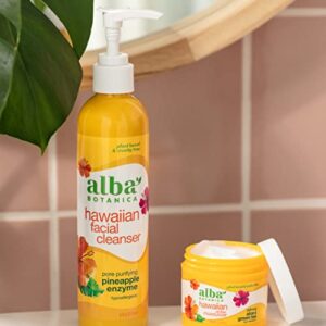 Alba Botanica Hawaiian Facial Cleanser, Pore Purifying Pineapple Enzyme, 8 Oz