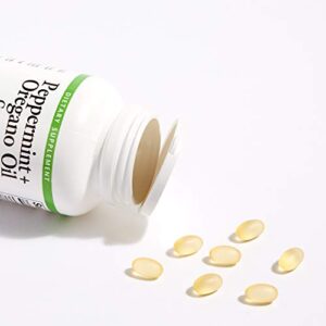 Natural Factors, Peppermint & Oregano Oil Complex, Digestive Aid for Gastrointestinal Health, 60 softgels