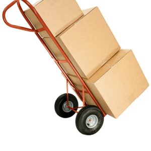 Marathon Universal Fit Pneumatic (Air Filled) Hand Truck / All Purpose Utility Tire on Wheel with Adapter Kit Included