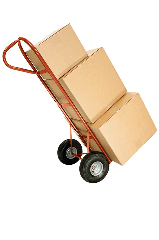 Marathon Universal Fit Pneumatic (Air Filled) Hand Truck / All Purpose Utility Tire on Wheel with Adapter Kit Included