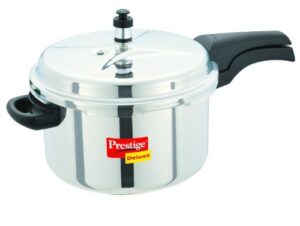 prestige pressure cooker, 6.5 l, silver