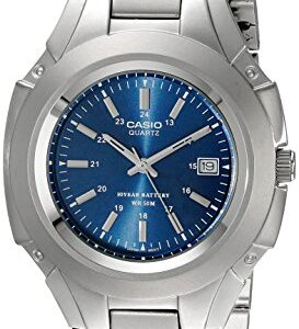 Casio Men's MTP3050D-2AV Classic 10-Year Battery Stainless Steel Dress Watch