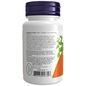 NOW Supplements, Oregano Oil with Ginger and Fennel Oil, Enteric Coated, 90 Softgels