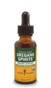 herb pharm oregano spirits extract and essential oil blend for immune support, 1 ounce