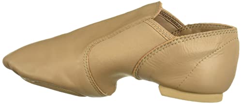 Capezio Women's E-Series Jazz Slip On Shoe, Caramel, 11