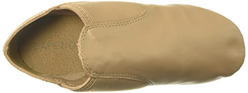 Capezio Women's E-Series Jazz Slip On Shoe, Caramel, 11