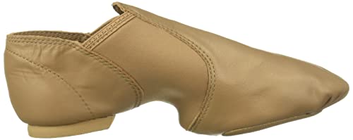 Capezio Women's E-Series Jazz Slip On Shoe, Caramel, 11