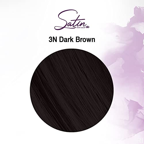 SATIN Hair Color Natural Series, Dark Brown, 3.0 Ounce