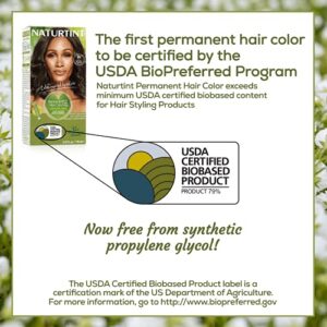 Naturtint Permanent Hair Color 4N Natural Chestnut (Pack of 1), Ammonia Free, Vegan, Cruelty Free, up to 100% Gray Coverage, Long Lasting Results