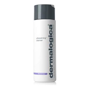 dermalogica ultracalming cleanser (8.4 fl oz) gentle non-foaming face wash for sensitive skin - no artificial fragrances or colors