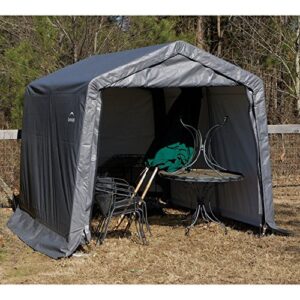 shelterlogic ultra shed - peak style, 12ft.l x 11ft.w x 10ft.h, model number 71813