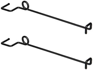 roadpro v-9009b black windshield wiper huggies, (pack of 2)