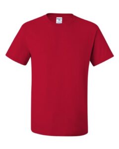 jerzees adult dri-power heavyweight blend t-shirt , medium, true red