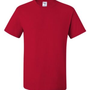 JERZEES Adult Dri-Power Heavyweight Blend T-Shirt , Medium, True Red