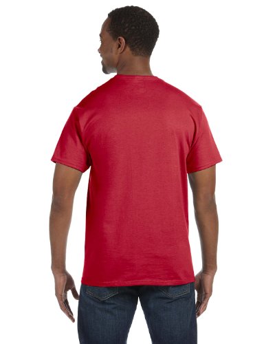 JERZEES Adult Dri-Power Heavyweight Blend T-Shirt , Medium, True Red