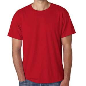 JERZEES Adult Dri-Power Heavyweight Blend T-Shirt , Medium, True Red