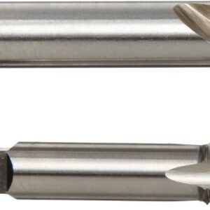 Chicago Latrobe 52580 HT18 High-Speed Steel Jobber Length Drill Bit and Hand Tap Set with Metal Case, Uncoated (Bright) Finish, Wire Size, Letter, Inch, 18-Piece, #6-32 to 1/2"-13 Tap Sizes