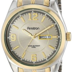 Armitron Men's 204591GYTT Two-Tone Expansion Band Dress Watch