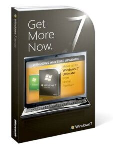 microsoft windows 7 anytime upgrade [home premium to ultimate] (old version)