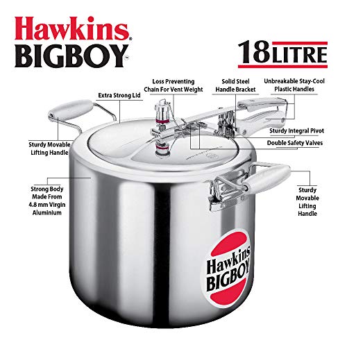 Hawkings Bigboy Aluminium Pressure Cooker