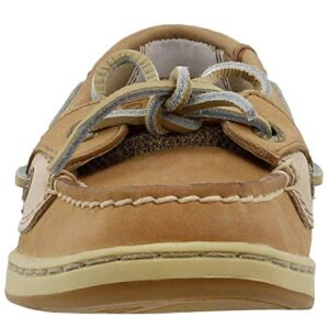 Sperry Womens Angelfish Boat Shoe, Linen/Oat, 10