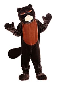 dress up america beaver mascot - beaver costume for teens and adults (one size adults)