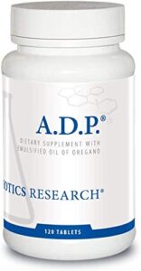 biotics research adp highly concentrated oil of oregano, optimal absorption and delivery. antioxidant, supports microbial balance