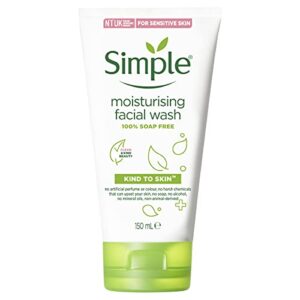simple kind to skin moisturising facial wash (150ml)