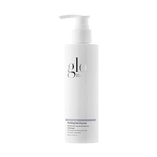 Glo Skin Beauty Purifying Gel Cleanser - Salicylic Acid Face Wash Targets Clogged Pores, Excess Oil & Breakouts - Gently Exfoliates and Minimizes the Appearance of Fine Lines