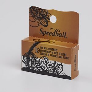 Speedball 30710 10 Pen Nib Assorted Set
