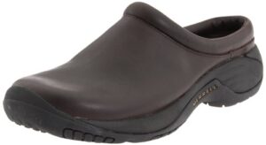 merrell men's encore gust slip-on shoe,smooth bug brown leather,10 m us