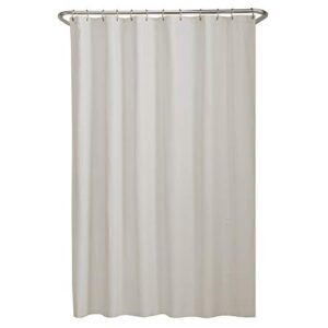 maytex microfiber shower curtain/liner, bone, 70" x 72"