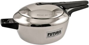 futura stainless steel pressure cooker, 5-1/2-litre