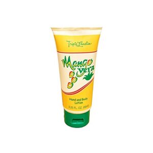 triple lanolin 3 - pack 2.25 fl. oz. tubes mango vera hand & body lotion three - 2.25 oz tubes