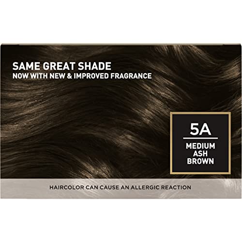 L'Oreal Paris Superior Preference Fade-Defying + Shine Permanent Hair Color, 5A Medium Ash Brown, Pack of 1, Hair Dye