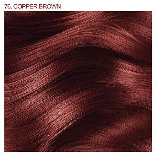 Adore Semi Permanent Hair Color - Vegan and Cruelty-Free Hair Dye - 4 Fl Oz - 076 Copper Brown (Pack of 1)