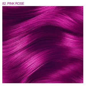 Adore Semi Permanent Hair Color - Vegan and Cruelty-Free Hair Dye - 4 Fl Oz - 082 Pink Rose (Pack of 1)