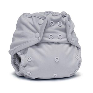 kanga care rumparooz one size reusable cloth diaper cover snap | platinum 6-35 lbs