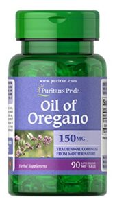 puritan's pride oil of oregano 150 mg-90 softgels