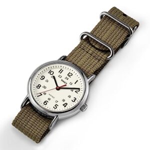 Timex Weekender Analog Beige Dial Unisex Watch - T2N651