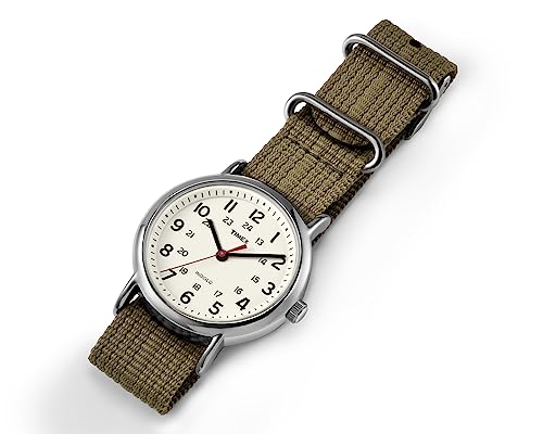 Timex Weekender Analog Beige Dial Unisex Watch - T2N651