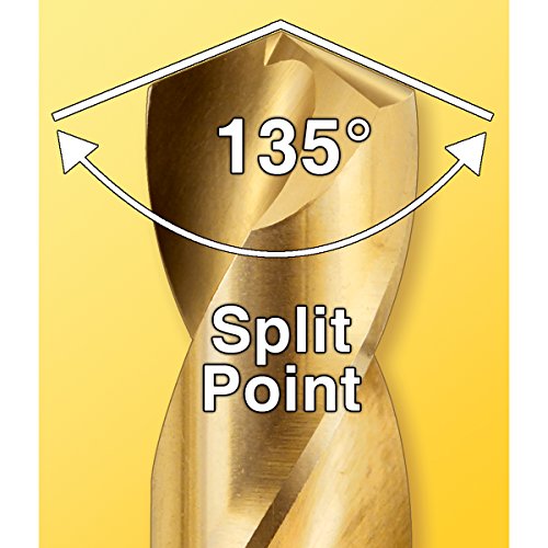 Ivy Classic 04006 135 Degree Split Point Cobalt Steel Drill Bit Set (12 Pack), 3/32"