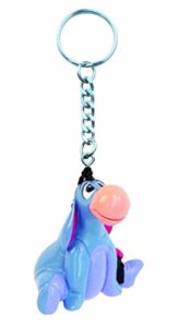 disney eeyore pvc figural key ring,blue